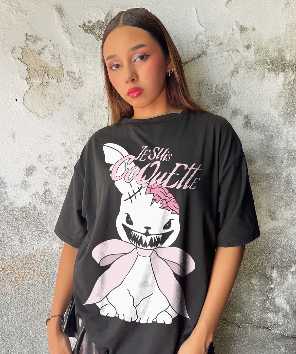 Camiseta holgada  Je suis coquette unisex