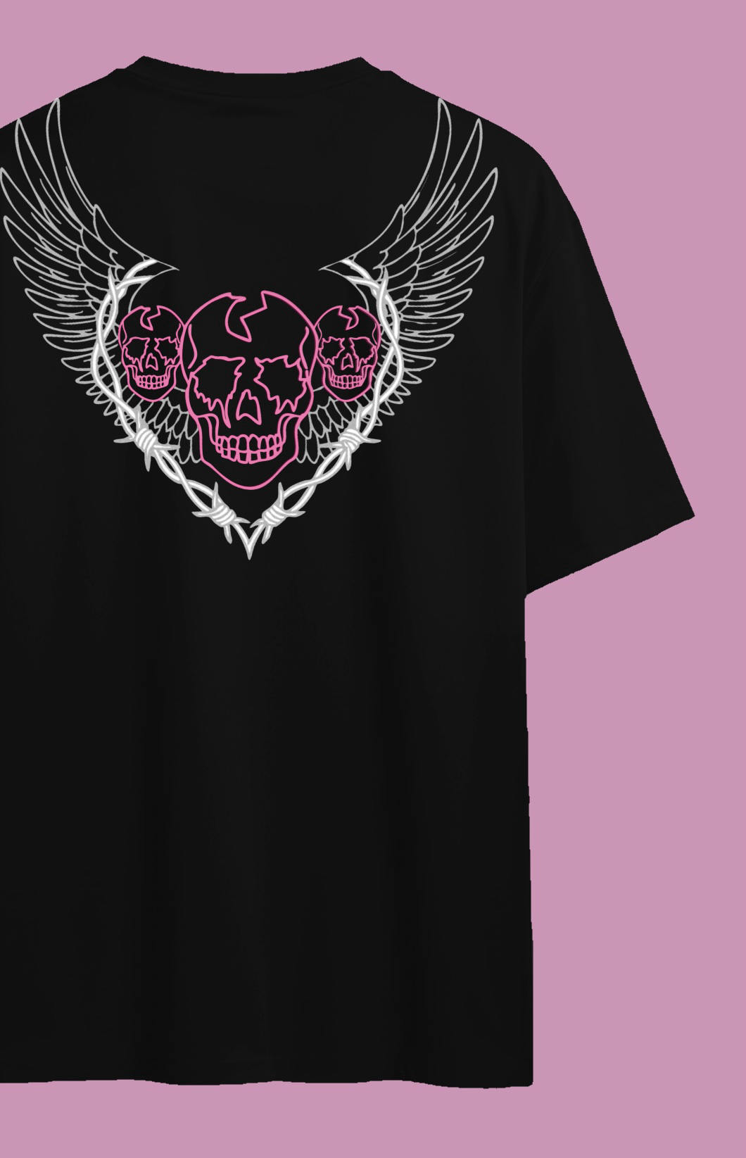 camiseta de ajuste holgado unisex phantom bride