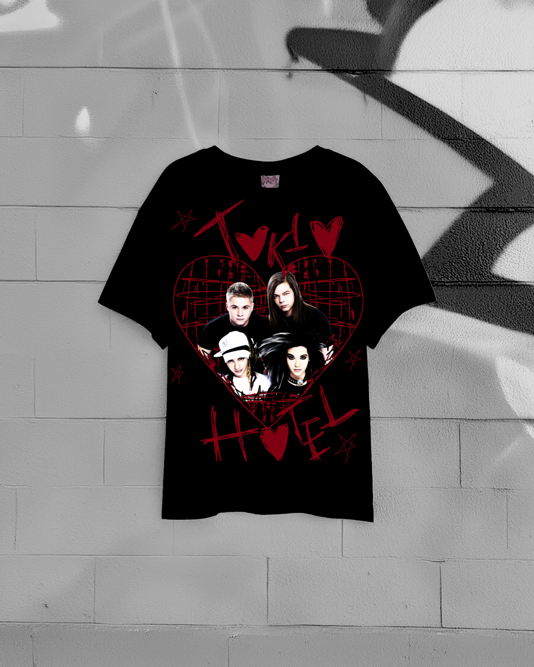 Camiseta de ajuste holgado unisex     I love tokio (pieza limitada)