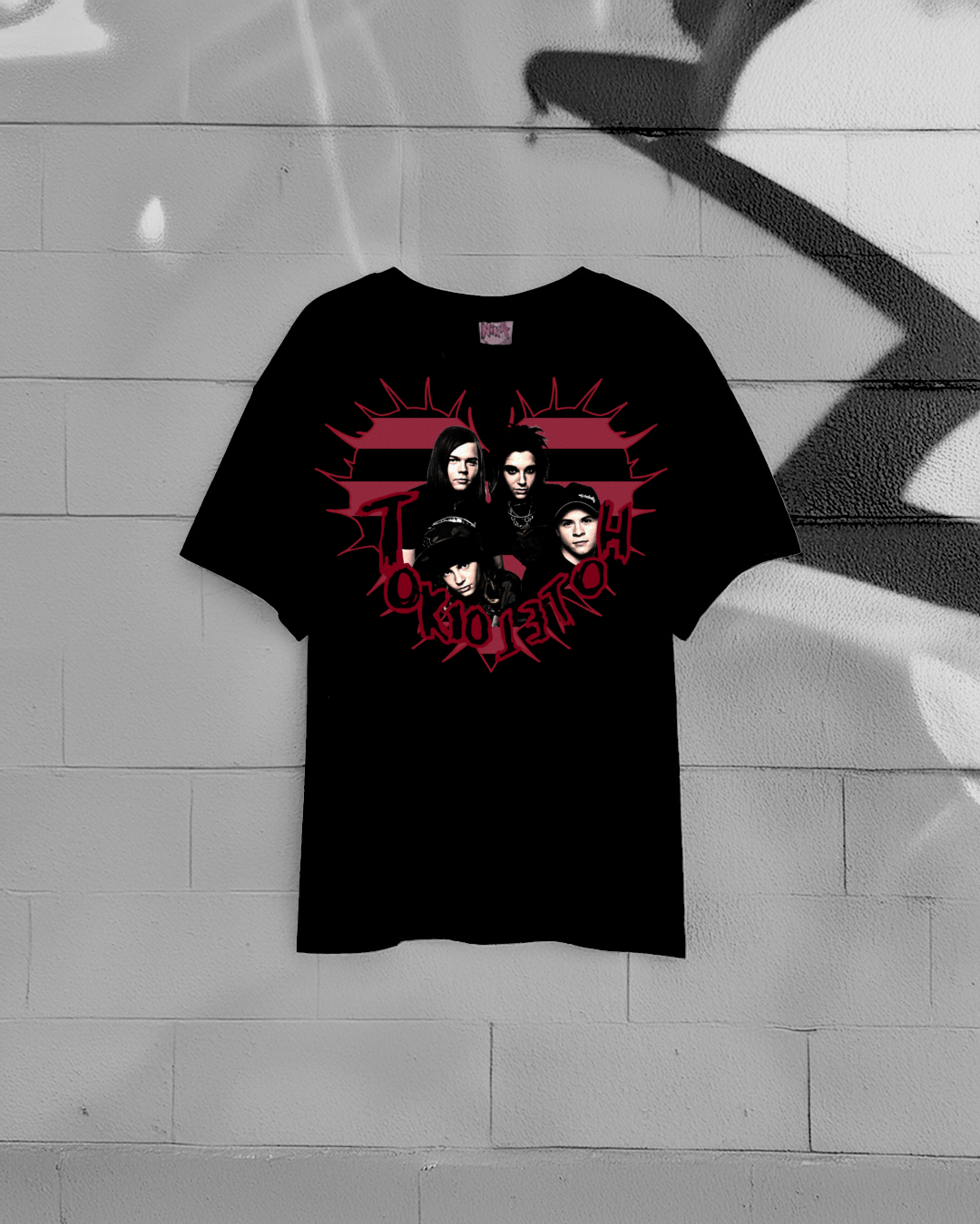 Camiseta de ajuste holgado unisex My heart of tokio (pieza limitada)