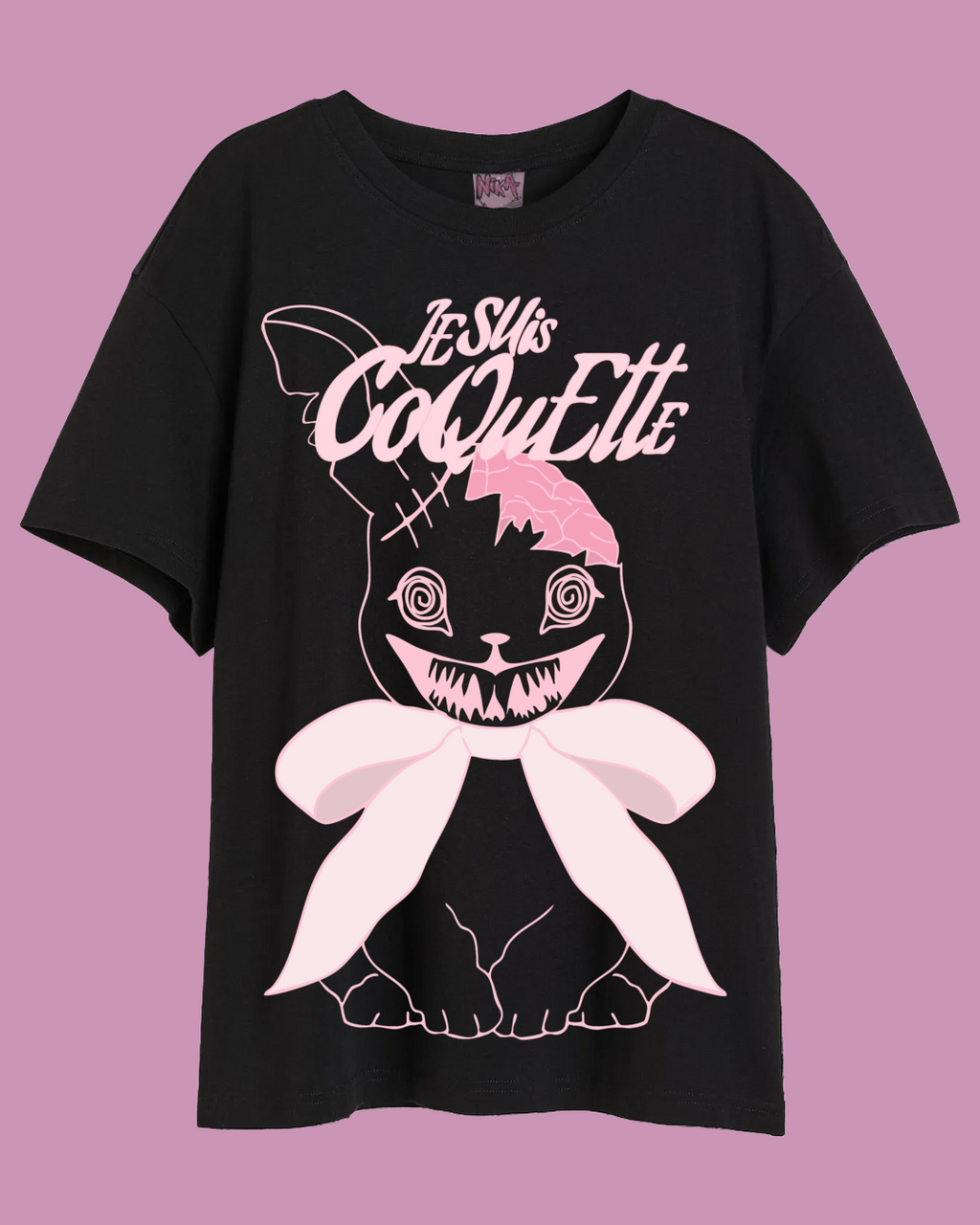 Camiseta de ajuste holgado unisex 
Je suis coquette