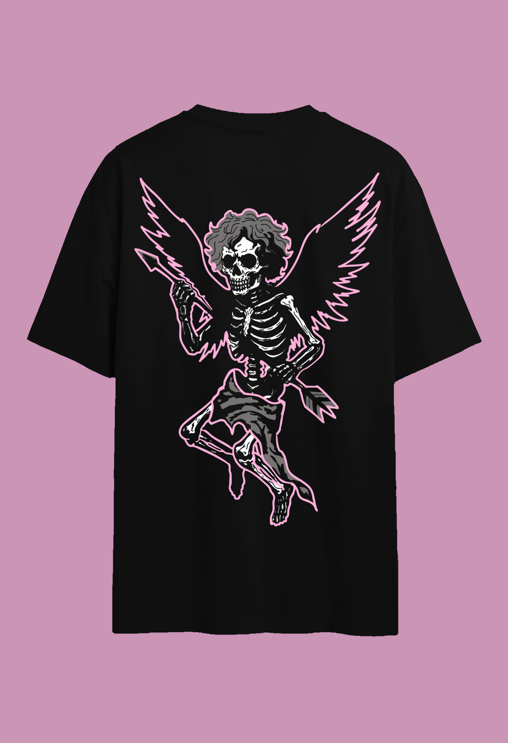 Camiseta de ajuste holgado unisex 
Cupid died