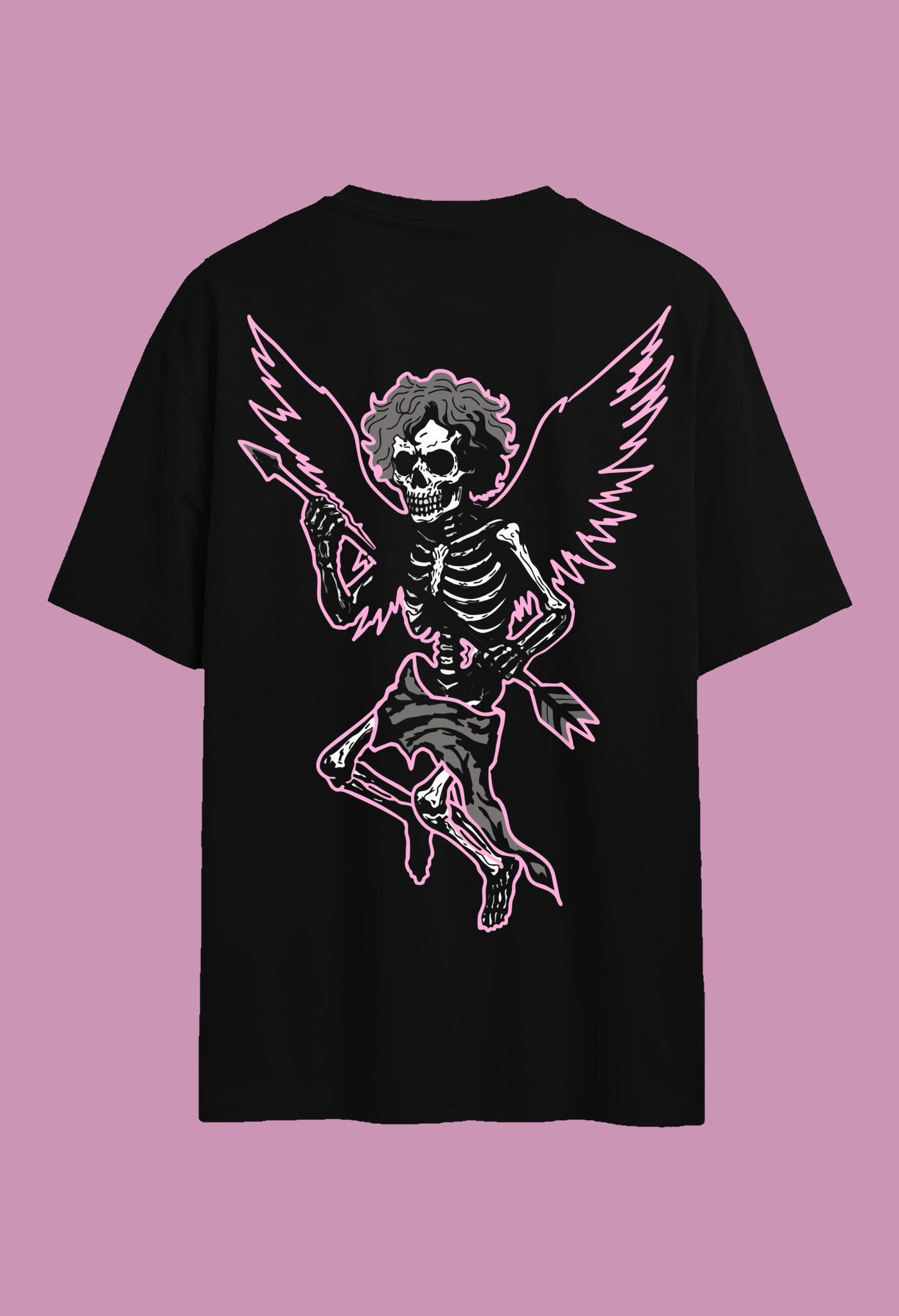 Camiseta de ajuste holgado unisex 
Cupid died