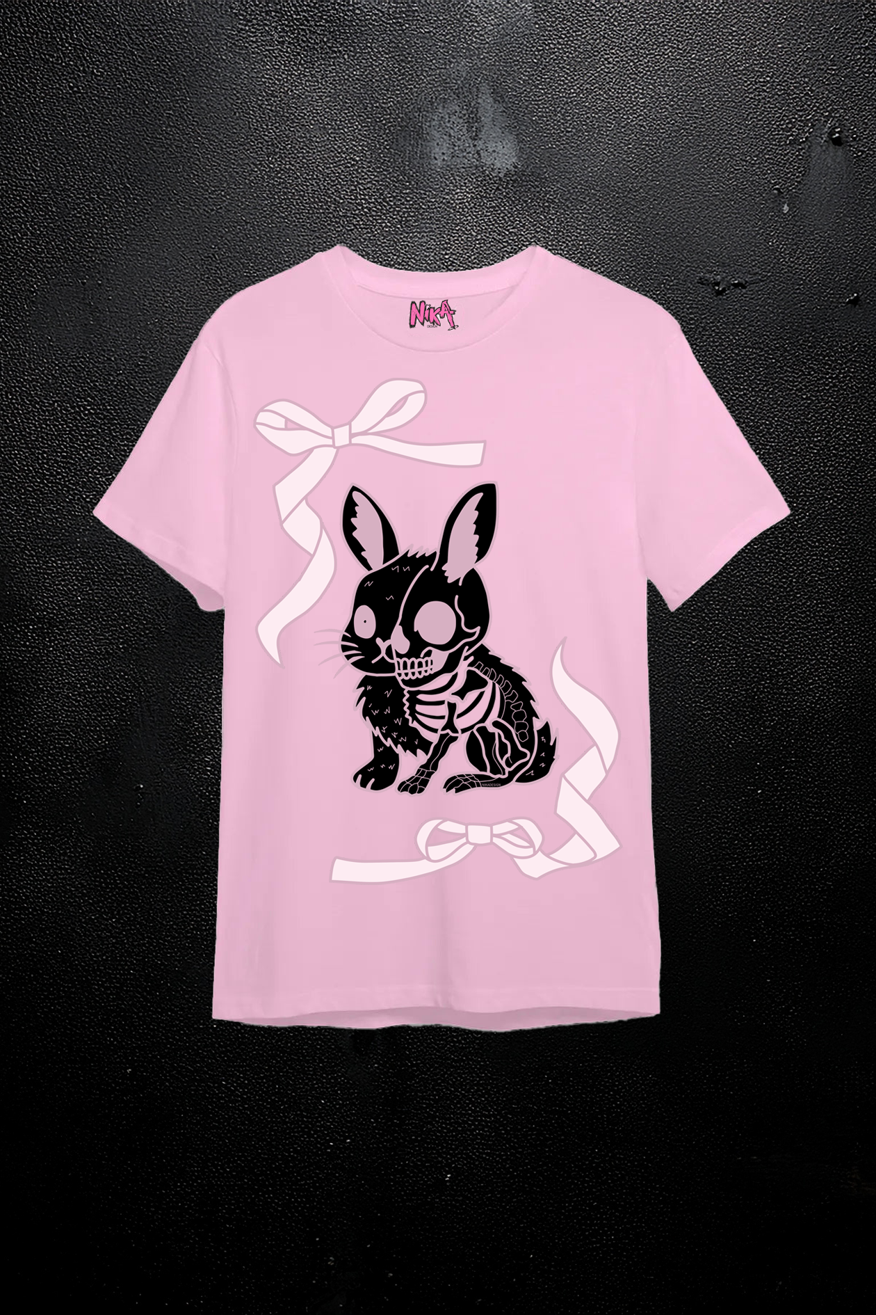Camiseta holgada Two-face rabbit unisex