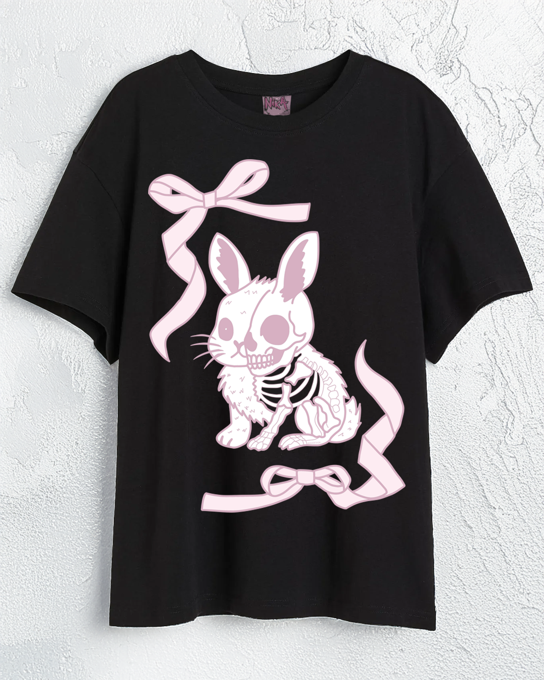 Camiseta holgada Two-face rabbit unisex