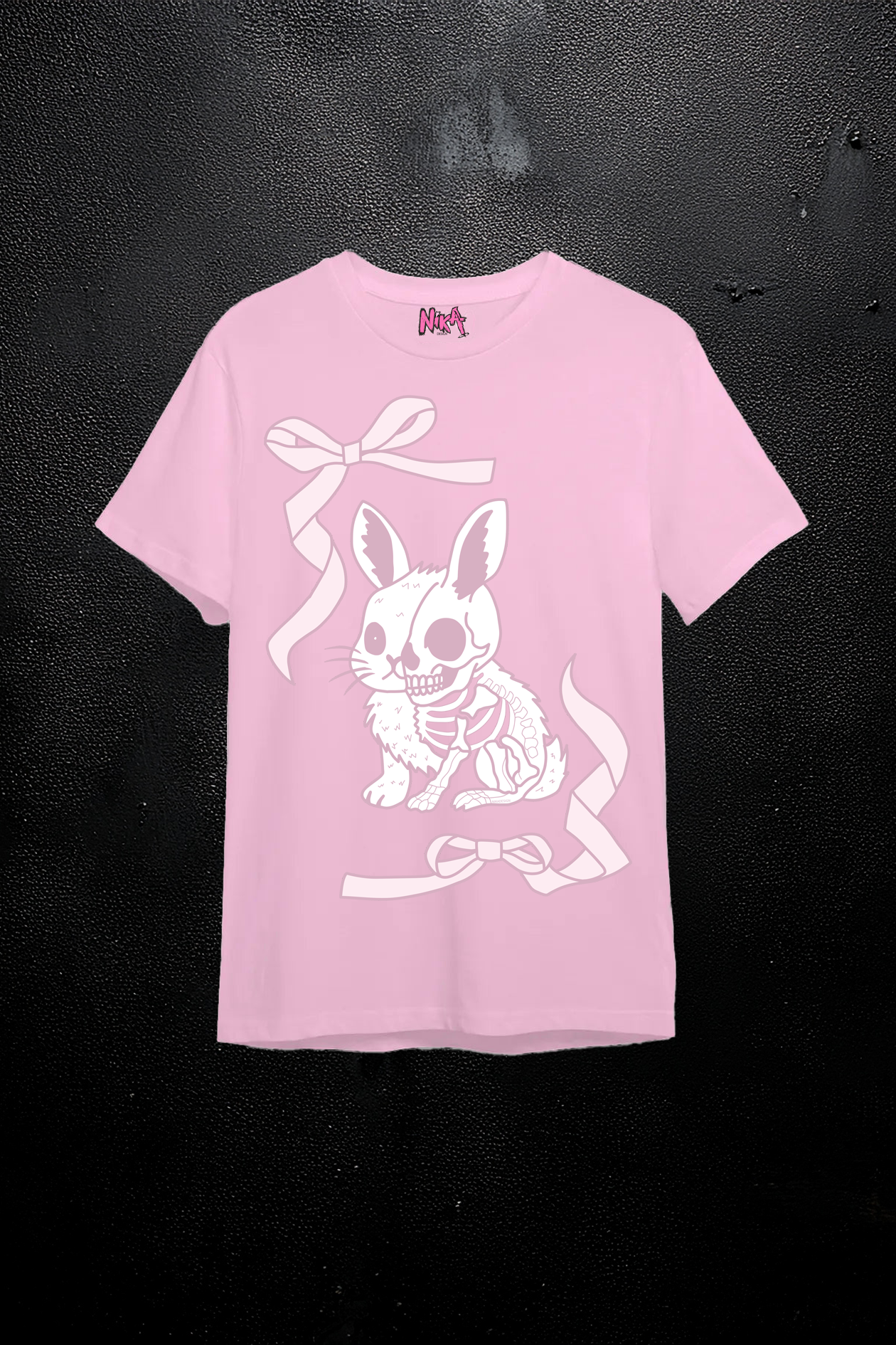 Camiseta holgada Two-face rabbit unisex