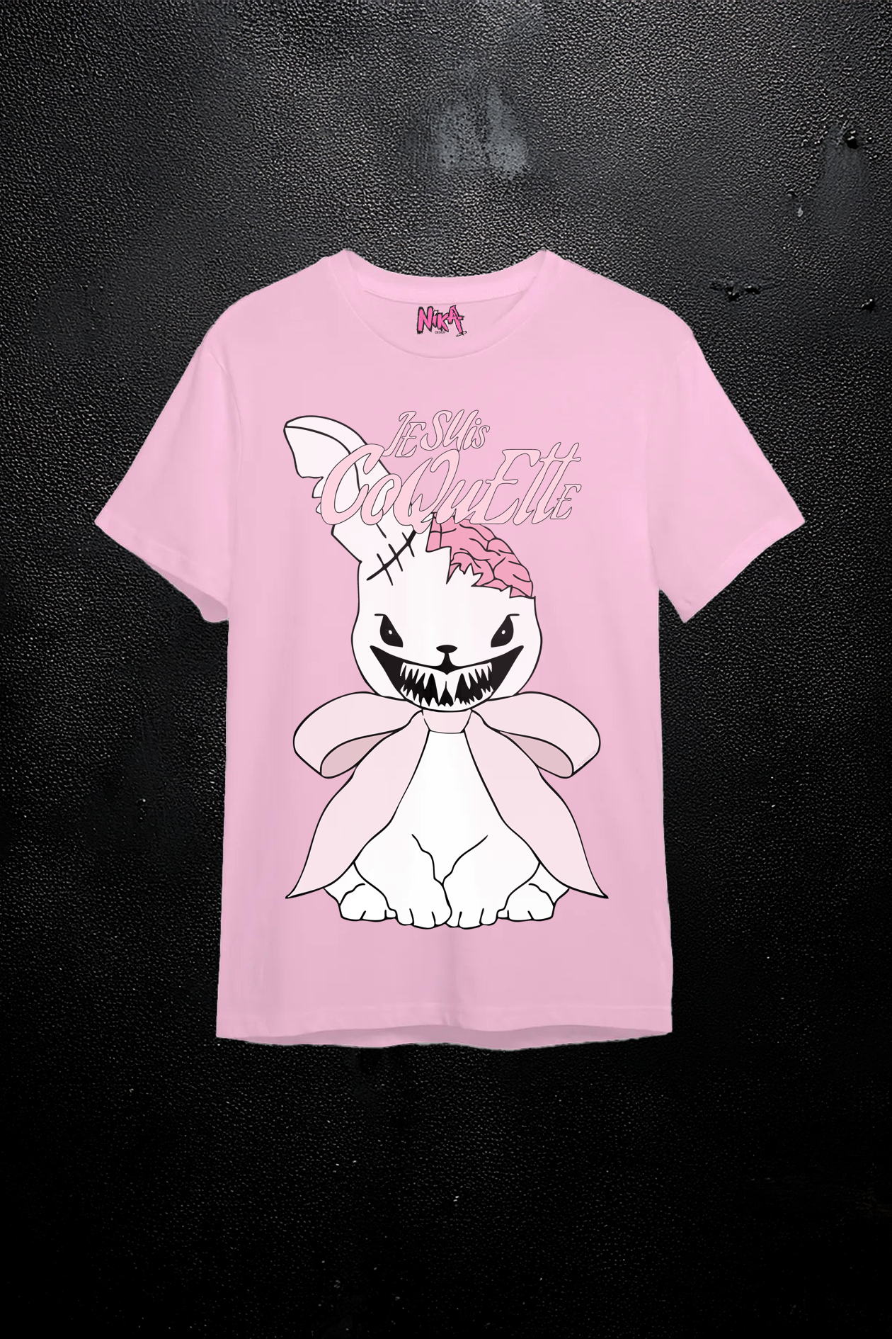 Camiseta holgada  Je suis coquette unisex