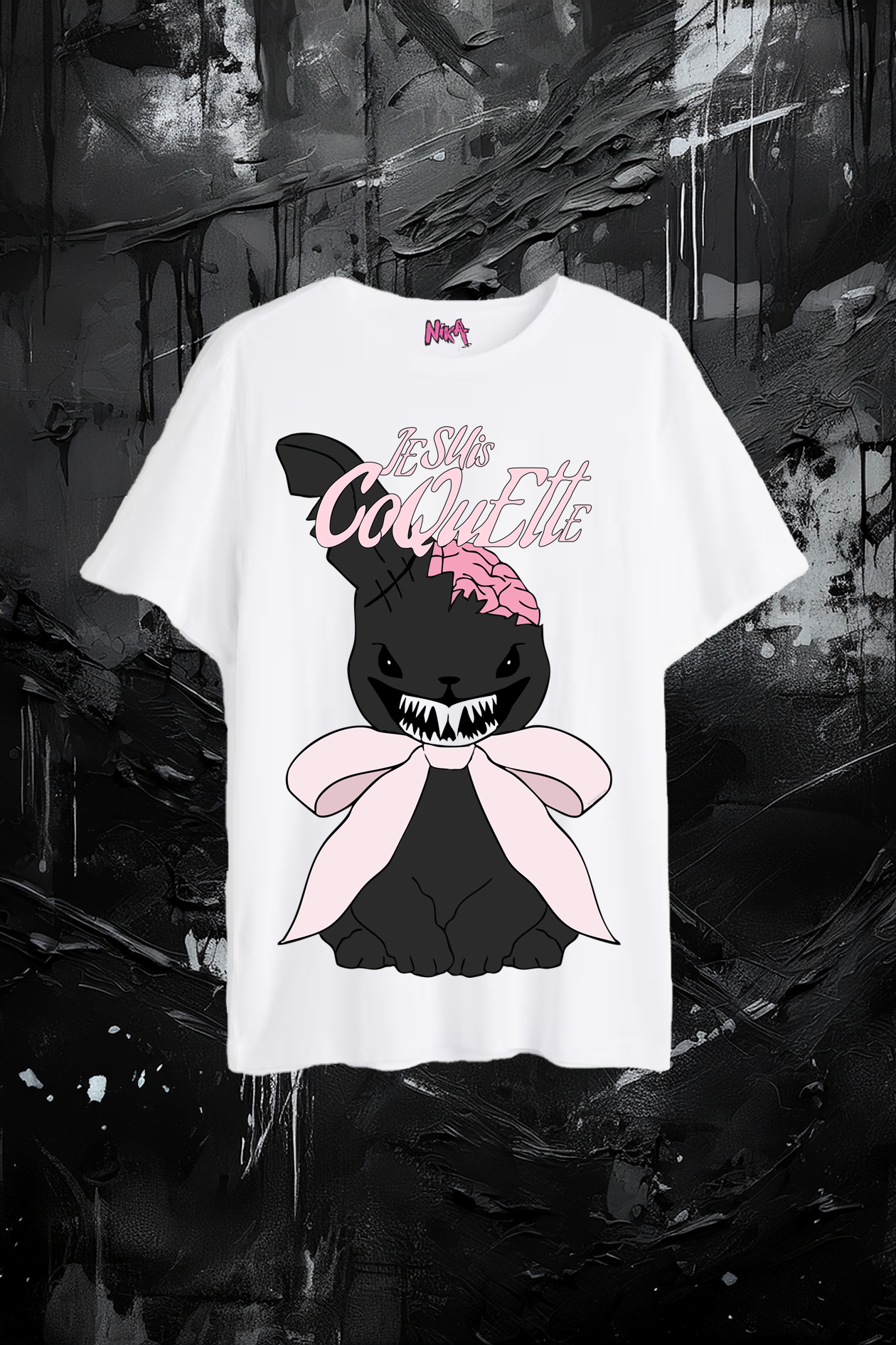 Camiseta holgada  Je suis coquette unisex