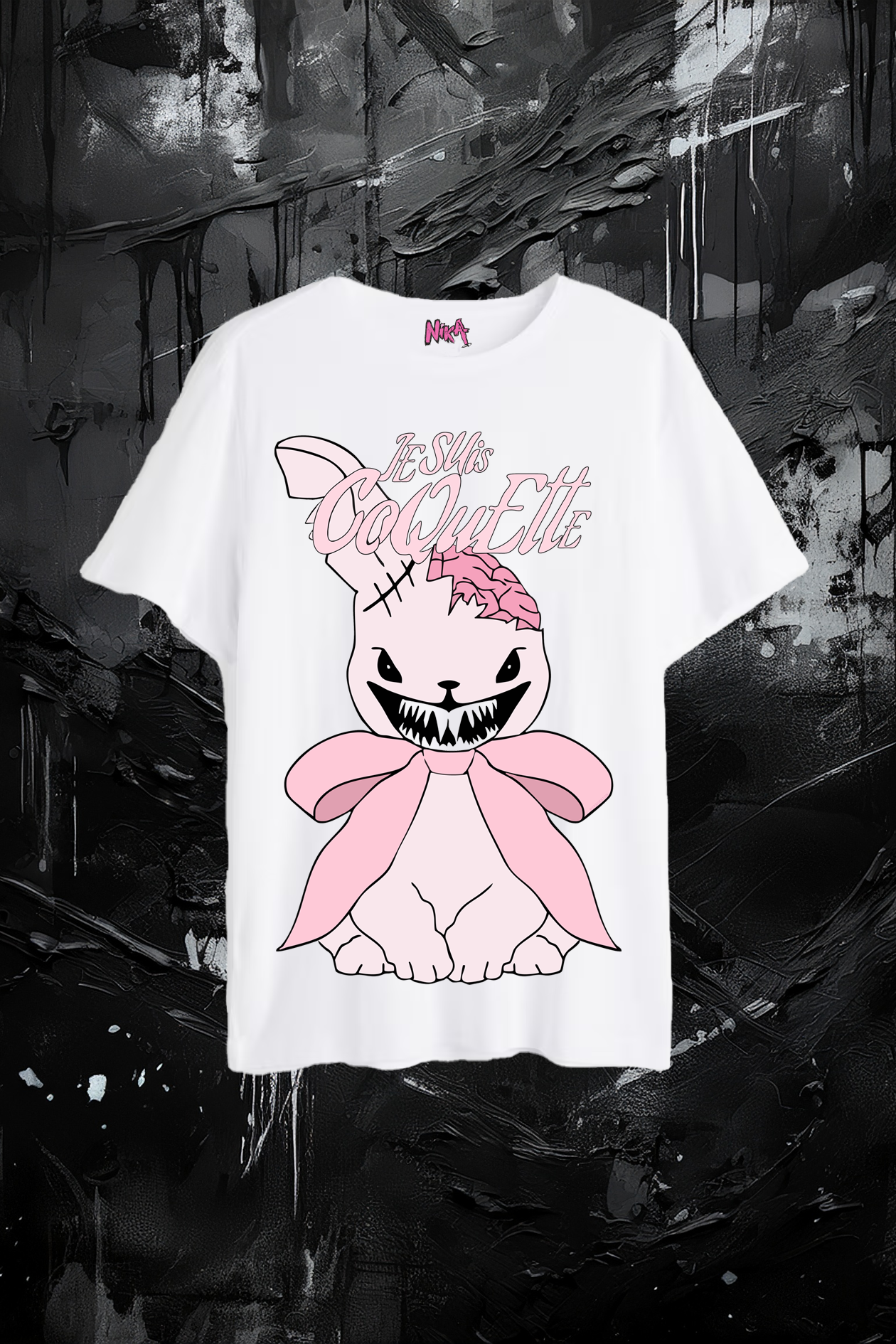 Camiseta holgada  Je suis coquette unisex