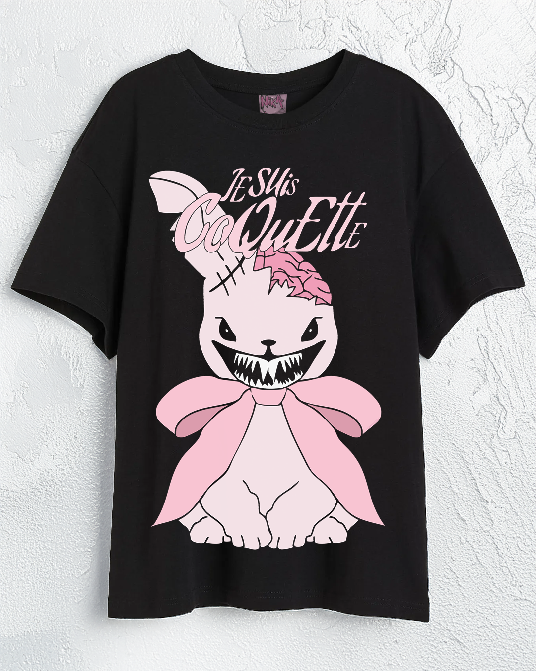 Camiseta holgada  Je suis coquette unisex