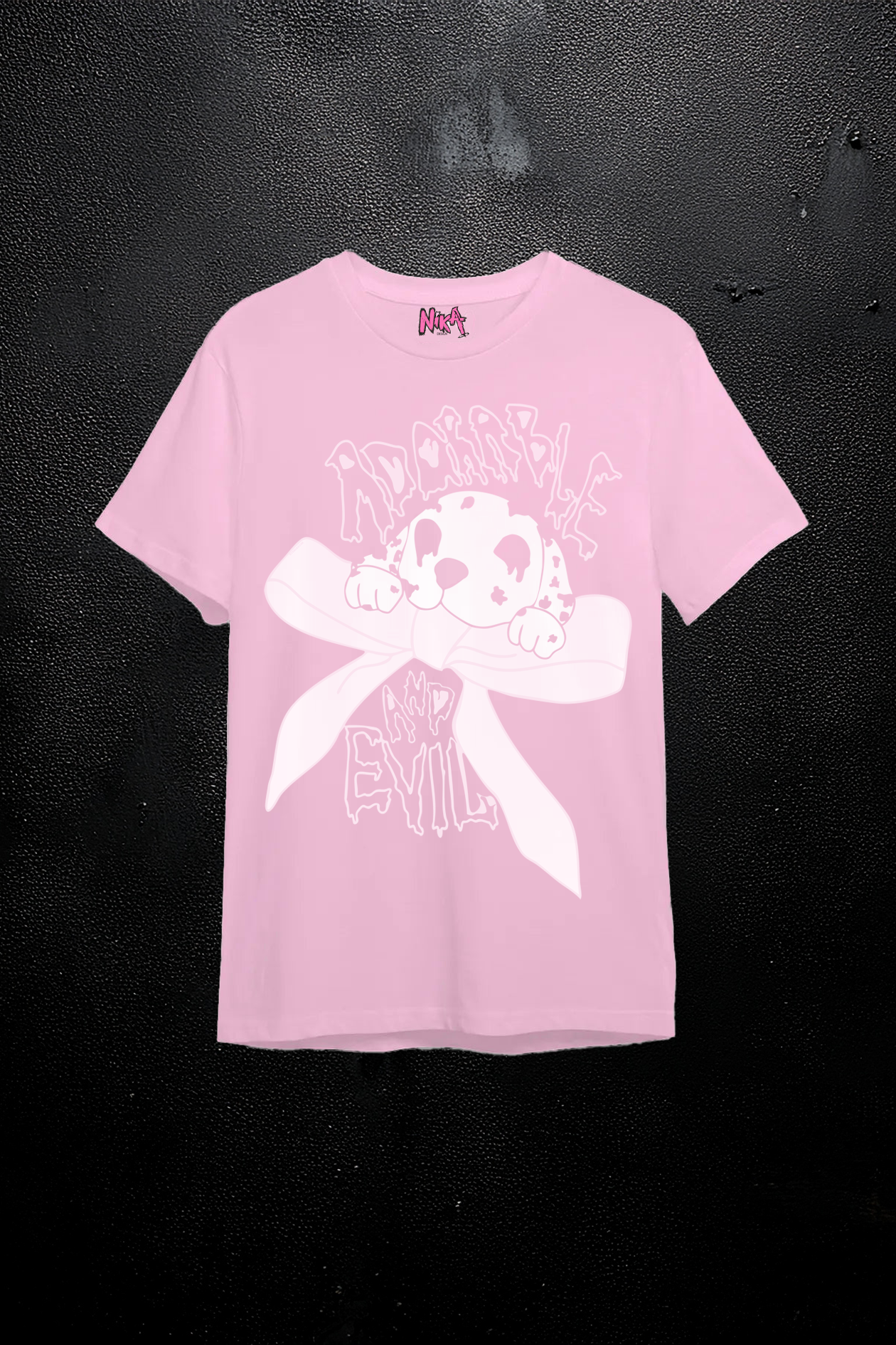 Camiseta holgada Dálmata evil unisex