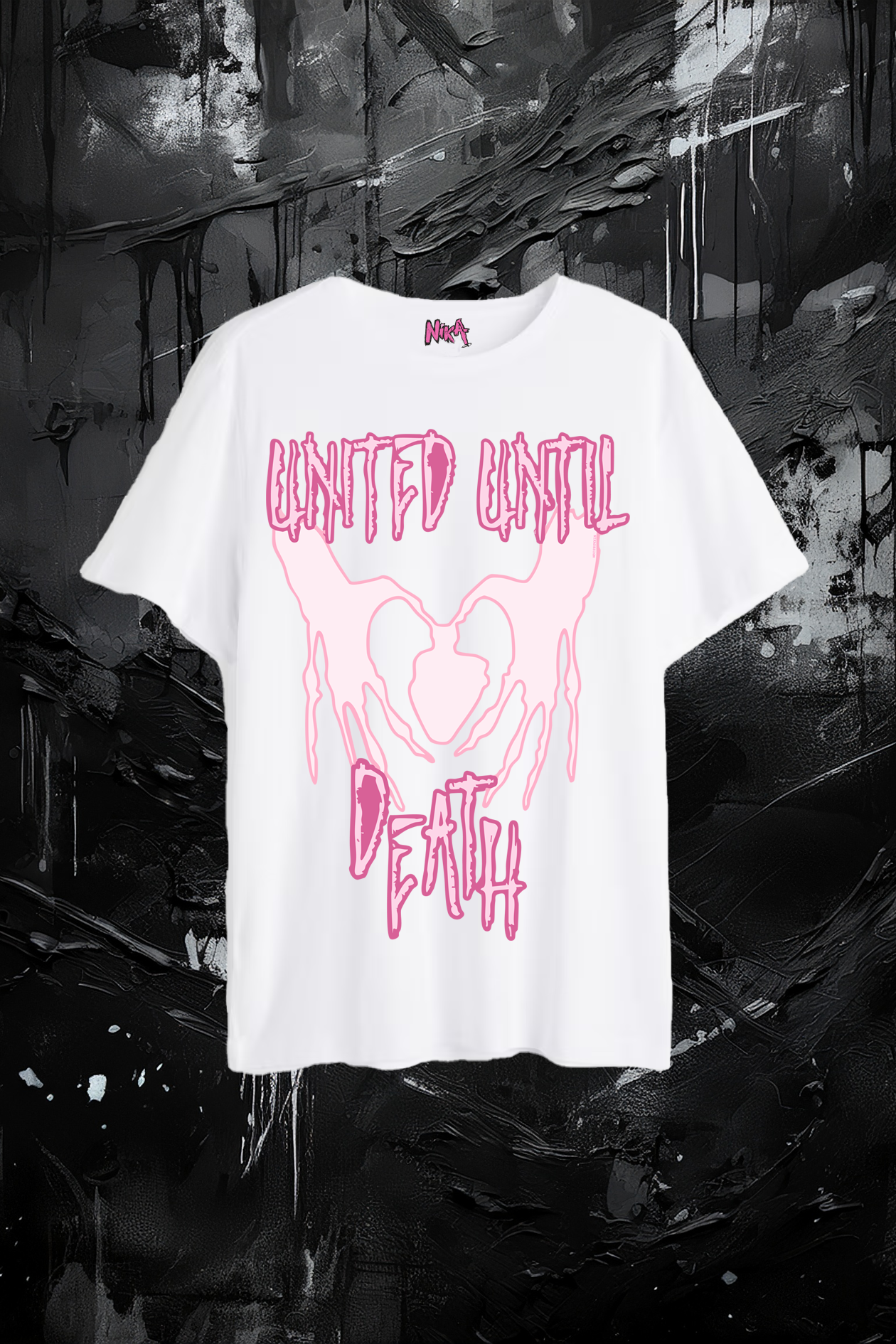 Camiseta holgada  United until death unisex