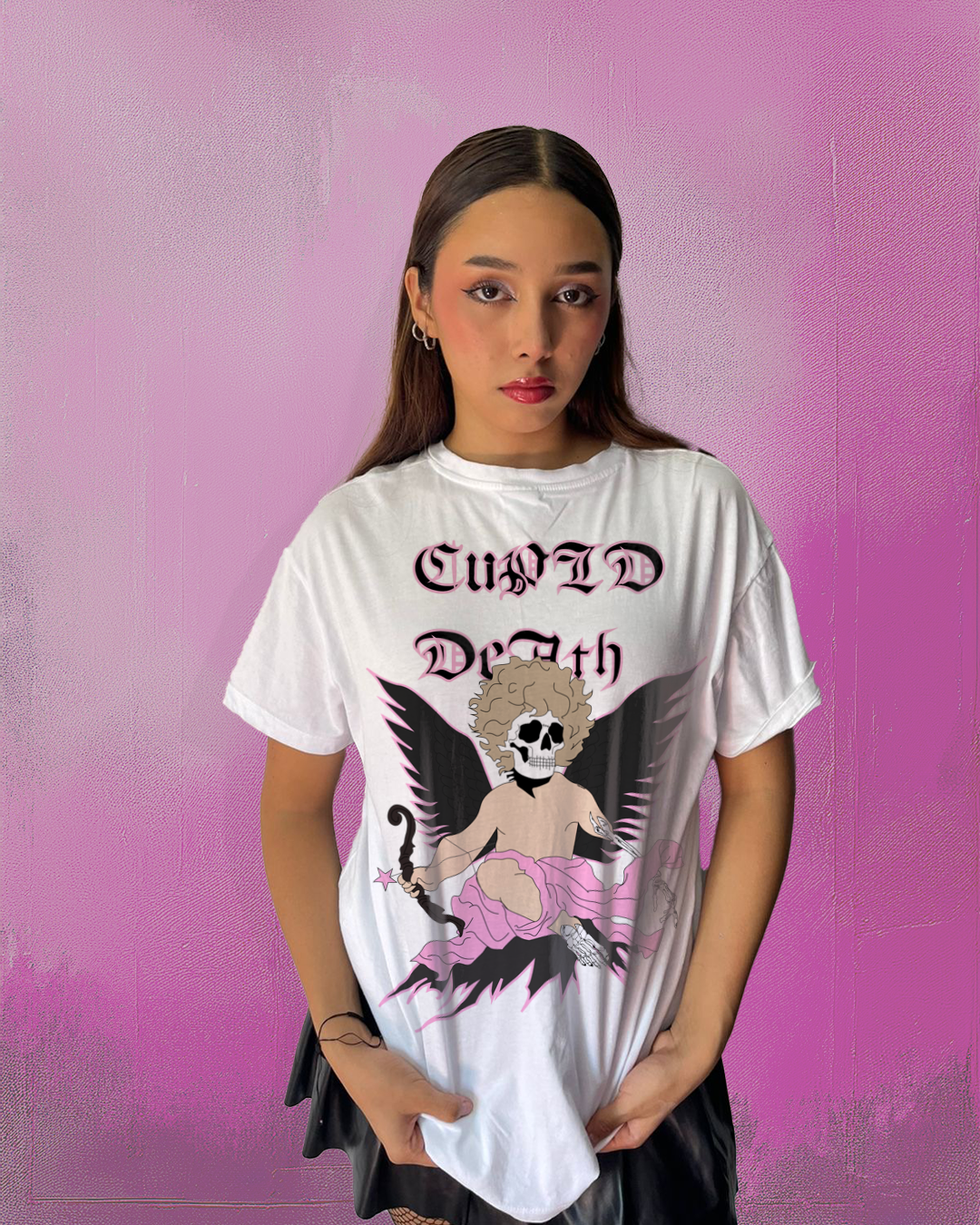 Camiseta holgada  Cupido - Muerte unisex